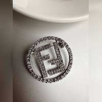 FENDİ ZİRKON TAŞLI İTHAL BROŞ