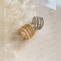 İNCİLİ ÇOKLU EARCUFF