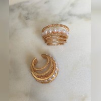 ZİRKON TAŞLI BÜYÜK BOY EARCUFF