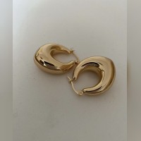 DAMLA MODEL BASİC GOLD KÜPE