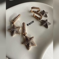 FULL ZİRKON TAŞLI YILDIZ KÜPE
