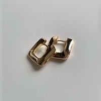 KARE BASİC GOLD KÜPE