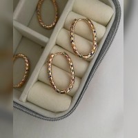 OVAL ZİRKON TAŞLI KÜPE