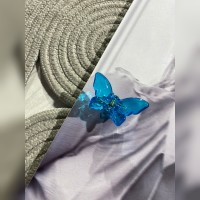 GÖK MAVİSİ KELEBEK MANDAL TOKA